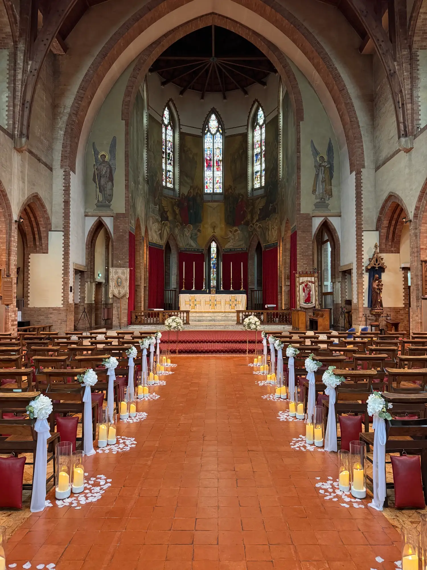 A wedding at St Barnabas