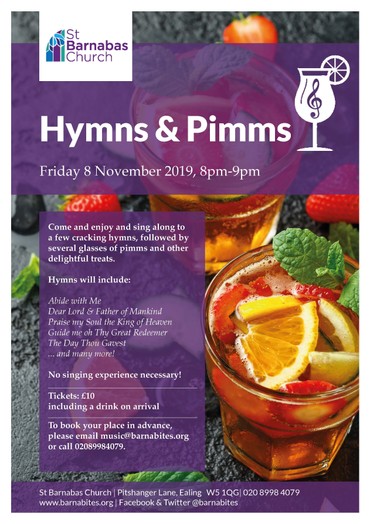 Hymns & Pimms 2019